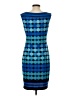 Eliza J Argyle Blue Cocktail Dress Size 4 - photo 2
