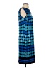 Eliza J Argyle Blue Cocktail Dress Size 4 - photo 4