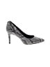 Karl Lagerfeld Animal Print Gray Black Heels Size 8 1/2 - photo 1