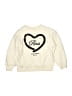 Zara Solid Ivory Sweatshirt Size 6 - 7 - photo 1