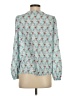 Ann Taylor Teal Long Sleeve Blouse Size XXS - photo 2