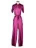 Bebe 100% Silk Purple Jumpsuit Size XS - photo 1