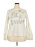 Holiday Time Ivory Pullover Sweater Size 20 - photo 1