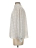 Ann Taylor 100% Polyester Ivory Long Sleeve Blouse Size S - photo 5