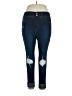 Just Be... Hearts Blue Jeans Size 1X - photo 1