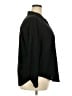 Torrid Solid Black Long Sleeve Button-Down Shirt Size 2X Plus (2) - photo 4