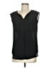 Apt. 9 100% Polyester Black Sleeveless Blouse Size M - photo 1
