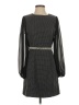 oasis Chevron-herringbone Black Casual Dress Size 4 - photo 1