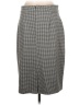 Ann Taylor Houndstooth Gray Formal Skirt Size 12 - photo 2