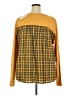 Easel 100% Cotton Yellow Long Sleeve Top Size 2X - photo 2