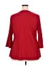 Collection Red 3/4 Sleeve Blouse Size 2X - photo 2