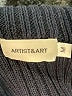 Artist & Art 100% Cotton Stripes White Pullover Sweater Size M - photo 7