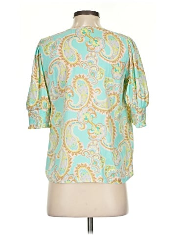 Sigrid Olsen Short Sleeve Blouse (view 2)