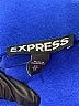 Express Solid Blue Casual Skirt Size XS - photo 4