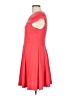 Elle Solid Red Casual Dress Size 10 - photo 5