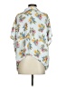 Torrid 100% Rayon Floral Blue Short Sleeve Blouse Size (5) - photo 2