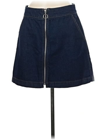 Topshop Denim Skirt (view 1)