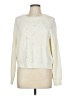 Ambiance Apparel Solid Ivory Pullover Sweater Size M - photo 1