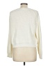 Ambiance Apparel Solid Ivory Pullover Sweater Size M - photo 2