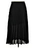 Max Studio 100% Polyester Solid Black Formal Skirt Size M - photo 2