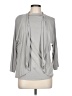 Evan Picone Gray 3/4 Sleeve Blouse Size L - photo 1