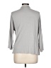Evan Picone Gray 3/4 Sleeve Blouse Size L - photo 2