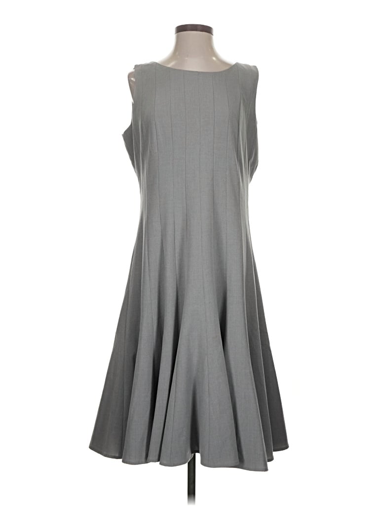 Pre-owned Calvin Klein Casual Dress In Gray