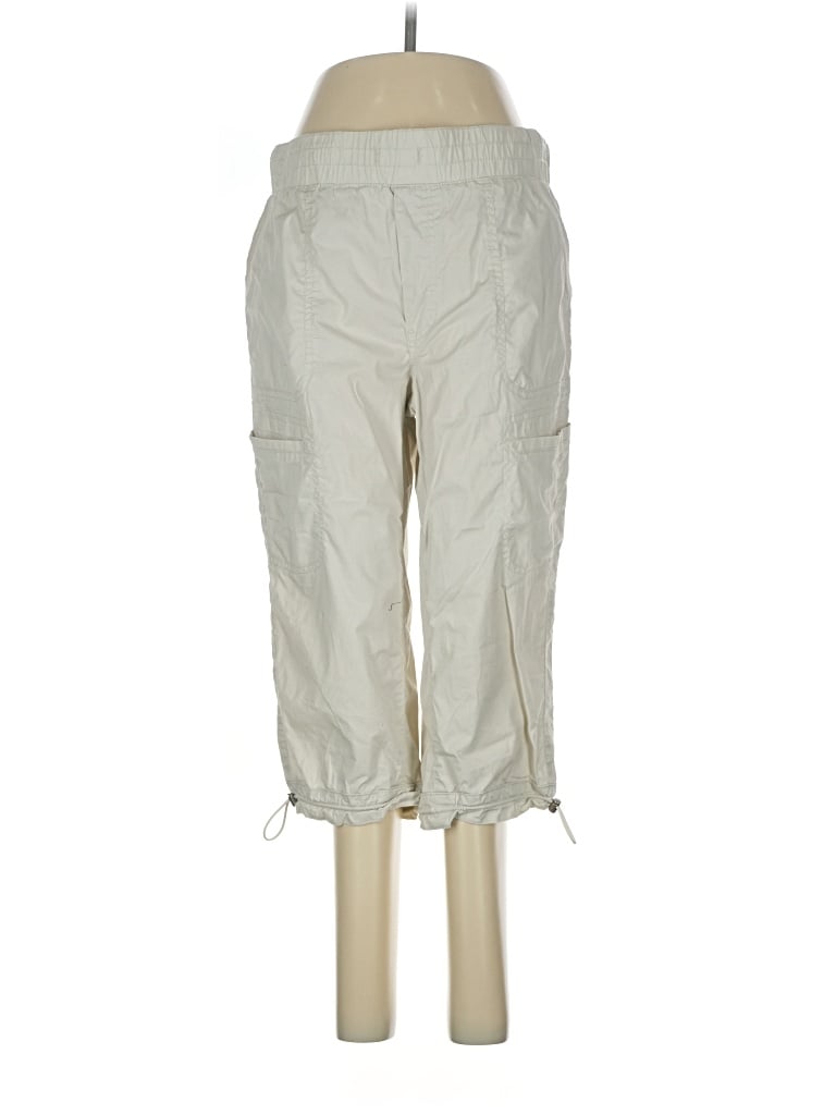 Pre-owned Democracy Cargo Pants In White