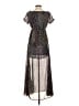 Lulus 100% Polyester Animal Print Silver Cocktail Dress Size S - photo 2