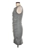 Leith Solid Gray Casual Dress Size M - photo 5