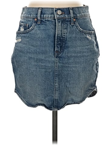 Express Denim Skirt (view 1)