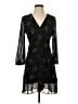 Madewell 100% Polyester Paisley Black Cocktail Dress Size 0 - photo 1