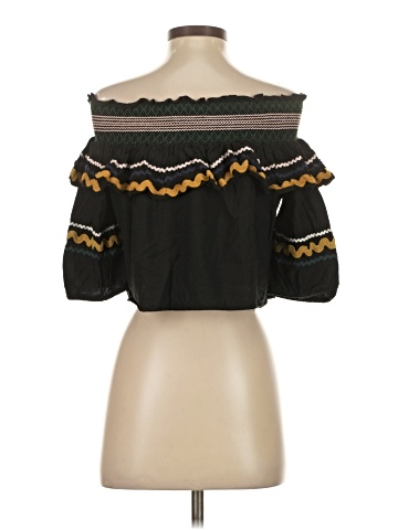 Red Carter 3/4 Sleeve Blouse (view 2)