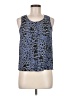Derek Lam 10 Crosby Blue Sleeveless Top Size 6 - photo 1