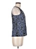 Derek Lam 10 Crosby Blue Sleeveless Top Size 6 - photo 4