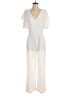 Leith Solid Ivory Jumpsuit Size M - photo 1