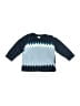 Baby Gap 100% Cotton Chevron-herringbone Blue Pullover Sweater Size 6-12 mo - photo 1