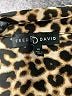 Fred David 100% Polyester Animal Print Brown Long Sleeve Blouse Size 1X - photo 7