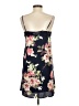 Aqua 100% Rayon Floral Black Casual Dress Size S - photo 2