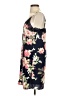 Aqua 100% Rayon Floral Black Casual Dress Size S - photo 5