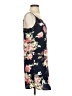 Aqua 100% Rayon Floral Black Casual Dress Size S - photo 4