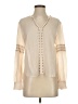 Veronica Beard 100% Cupro Ivory Long Sleeve Blouse Size 4 - photo 1