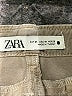 Zara Solid Green Denim Shorts Size M - photo 3