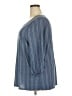 W5 Blue 3/4 Sleeve Blouse Size 3X - photo 5