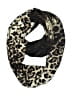 Unbranded Animal Print Black Brown Scarf One size - photo 1