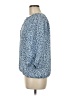 Laundry by Shelli Segal 100% Polyester Blue 3/4 Sleeve Blouse Size M - photo 5