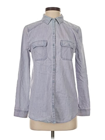 Rubbish Long Sleeve Button-Down Shirt (view 1)