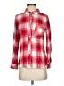 Rails 100% Rayon Plaid Red Long Sleeve Button-Down Shirt Size XS - photo 1