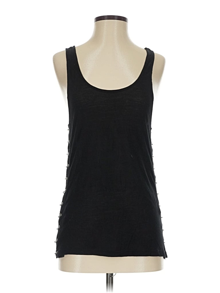 Pre-owned The Kooples Tank Top Black Strapless Neckline Tops
