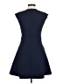 Sandro Solid Blue Casual Dress Size Med (2) - photo 2
